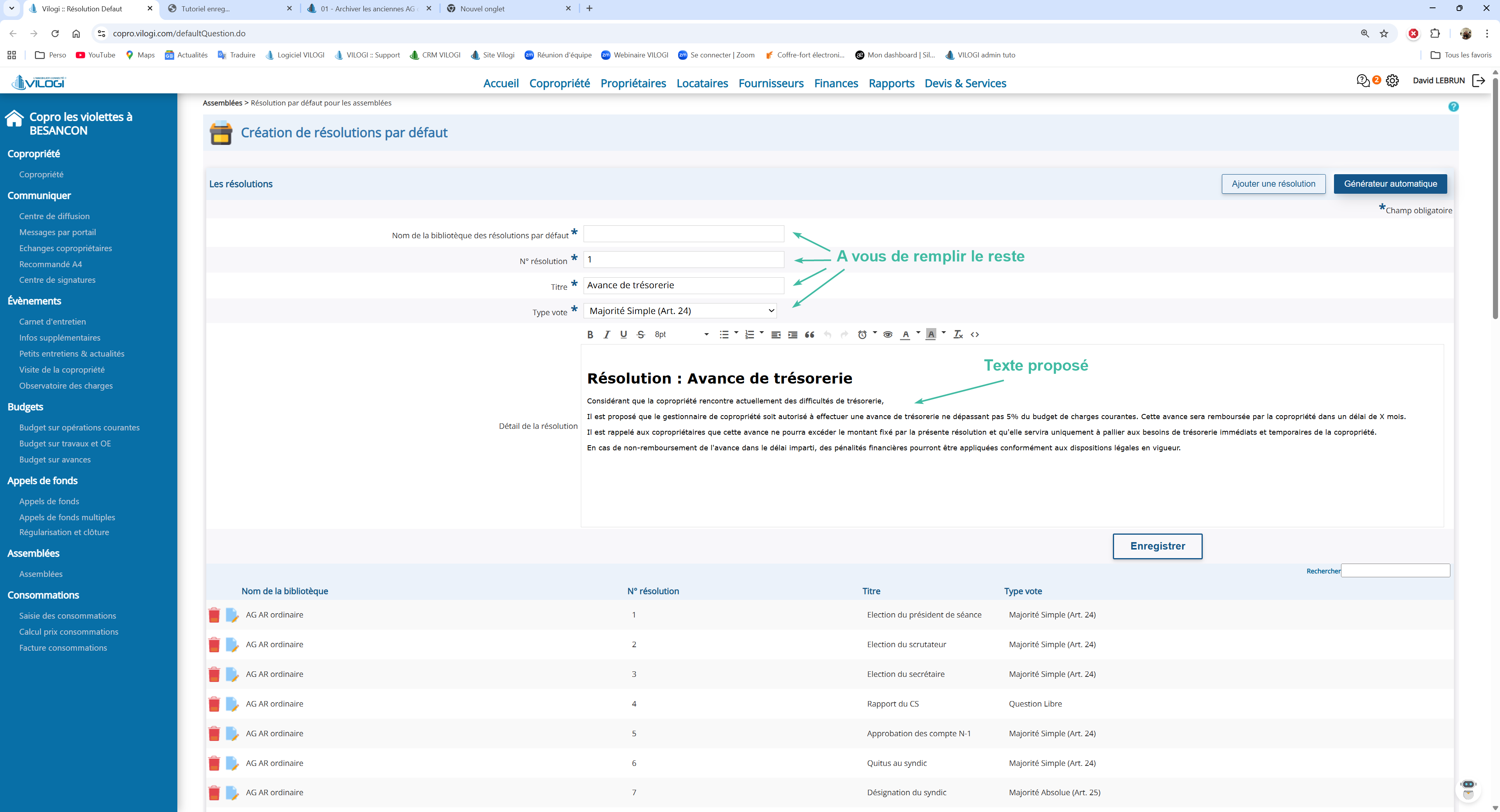 Résultat de l IA Tutoriel logiciel immobilier pour syndics et administrateurs de biens